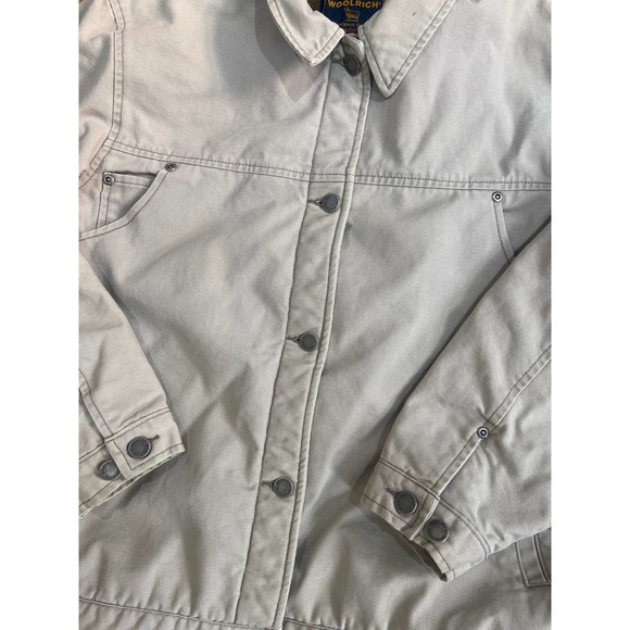 Womens Woolrich Insulated Denim Jacket Size Large - Picture 4 of 4